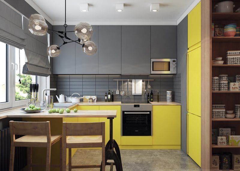 Кухня в стиле лофт — 105 фото лучших решений для интерьера #25