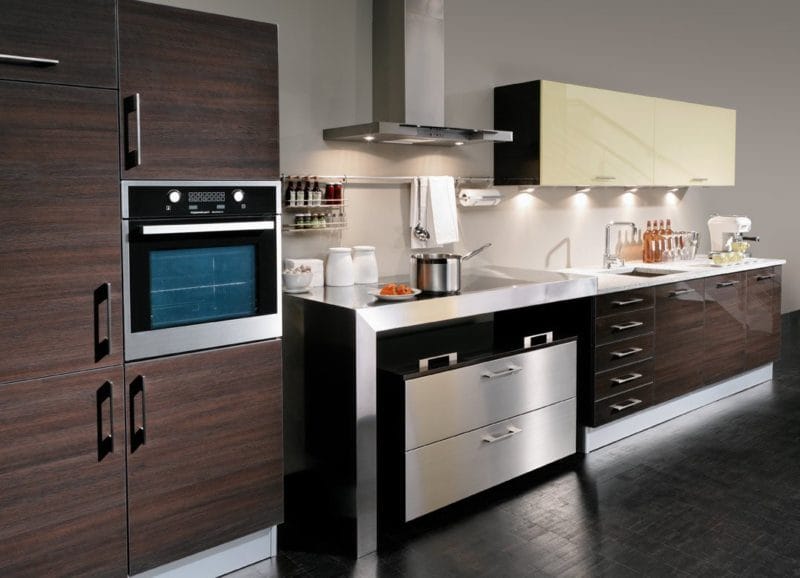 Кухня в стиле модерн — оформляем стильный и комфортный дизайн с умом! (80 фото) #29