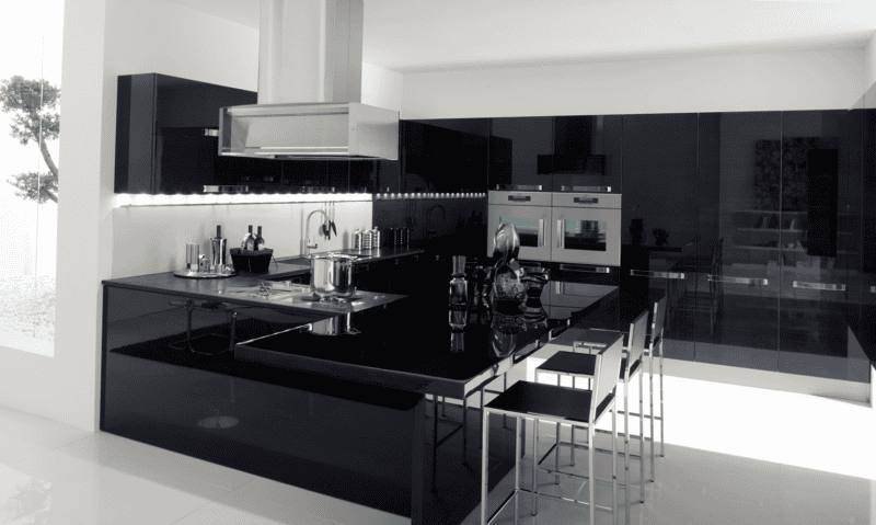 Кухня в стиле модерн — оформляем стильный и комфортный дизайн с умом! (80 фото) #11