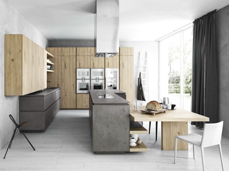 Кухня в стиле модерн — оформляем стильный и комфортный дизайн с умом! (80 фото) #3