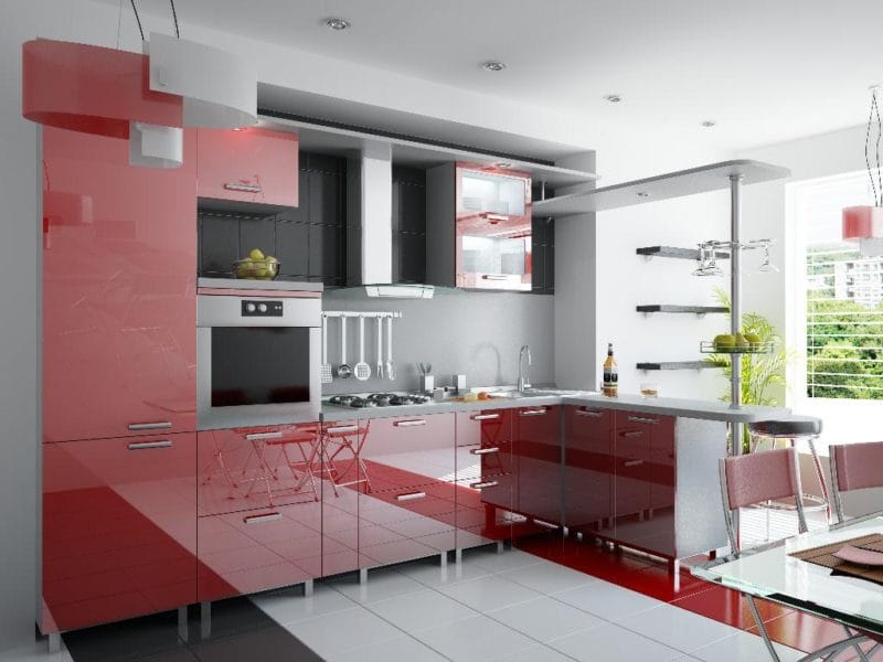 Кухня в стиле модерн — оформляем стильный и комфортный дизайн с умом! (80 фото) #7