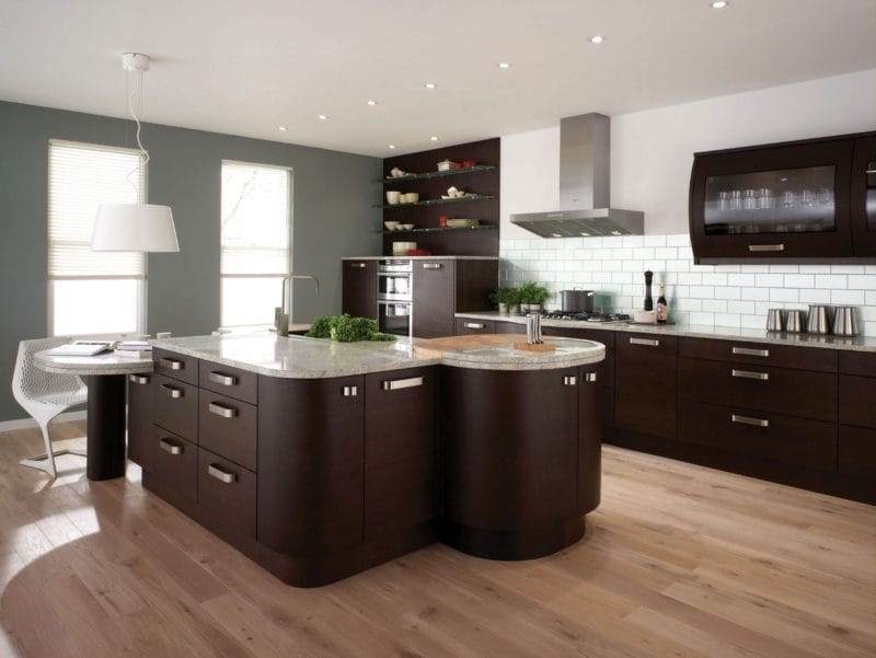 Кухня в стиле модерн — оформляем стильный и комфортный дизайн с умом! (80 фото) #37