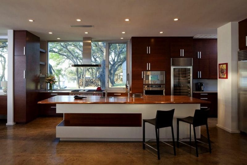 Кухня в стиле модерн — оформляем стильный и комфортный дизайн с умом! (80 фото) #41