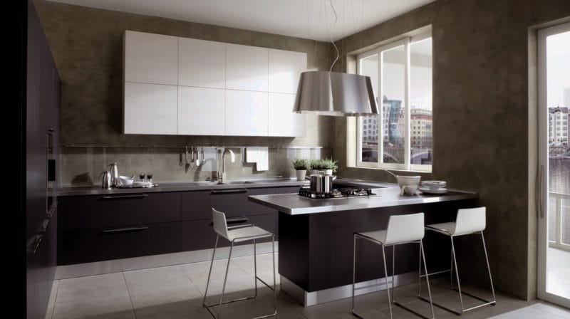Кухня в стиле модерн — оформляем стильный и комфортный дизайн с умом! (80 фото) #46