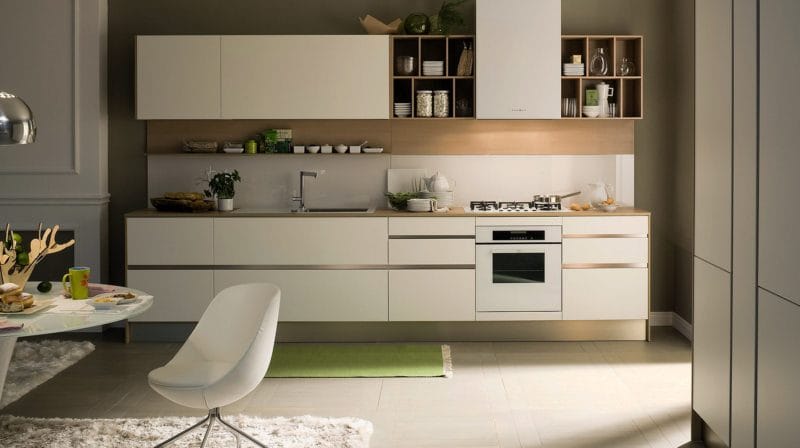 Кухня в стиле модерн — оформляем стильный и комфортный дизайн с умом! (80 фото) #49