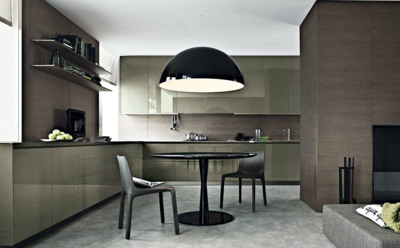 Кухня в стиле модерн — оформляем стильный и комфортный дизайн с умом! (80 фото) #52