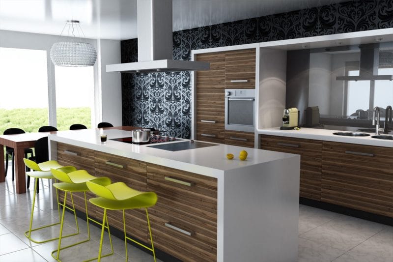 Кухня в стиле модерн — оформляем стильный и комфортный дизайн с умом! (80 фото) #54