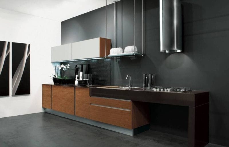 Кухня в стиле модерн — оформляем стильный и комфортный дизайн с умом! (80 фото) #61