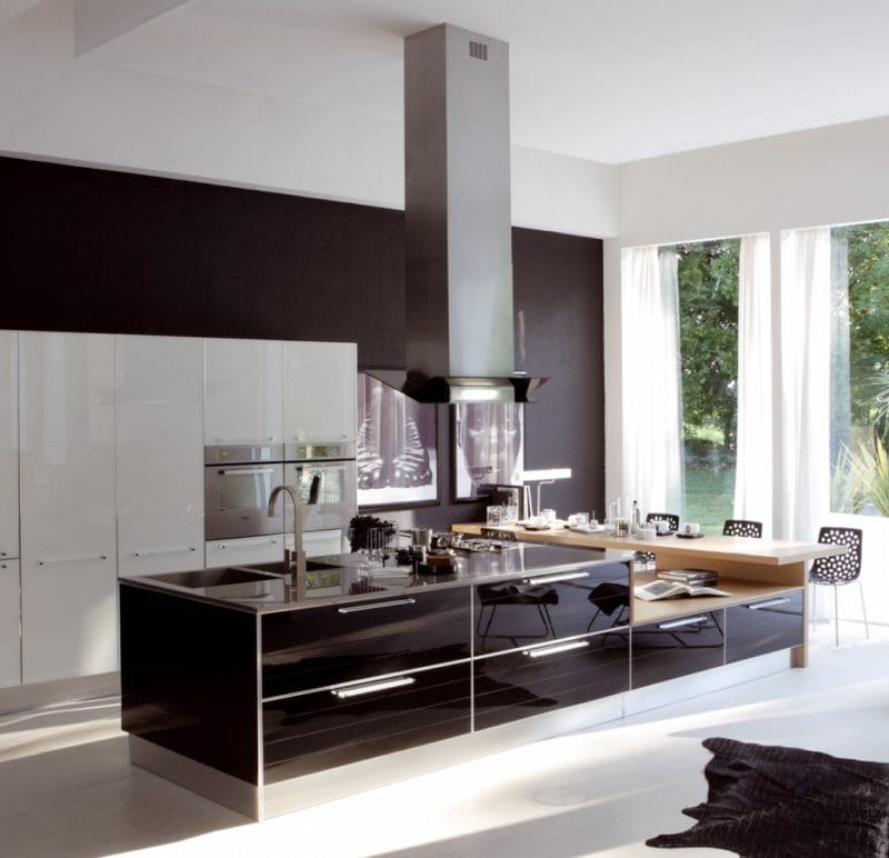 Кухня в стиле модерн — оформляем стильный и комфортный дизайн с умом! (80 фото) #62