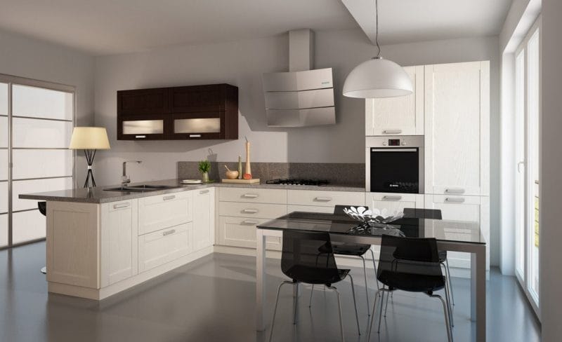 Кухня в стиле модерн — оформляем стильный и комфортный дизайн с умом! (80 фото) #6