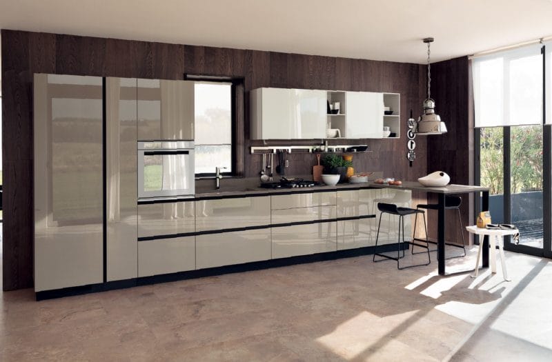Кухня в стиле модерн — оформляем стильный и комфортный дизайн с умом! (80 фото) #63
