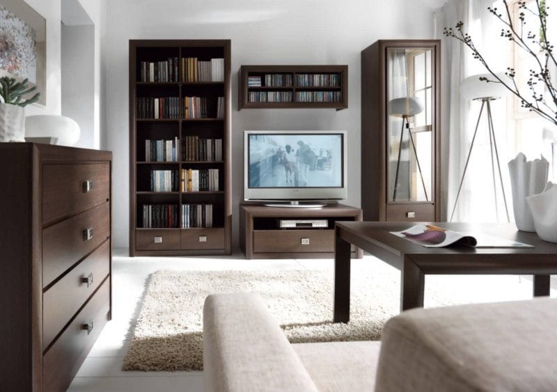 Корпусная мебель для гостиной — 100 фото новинок дизайна #15