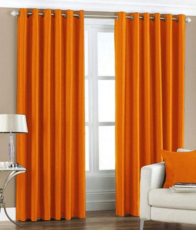Оранжевая гостиная — варианты идеального сочетания оранжевого цвета в гостиной (70 фото) #41