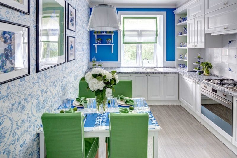 Кухня в греческом стиле: особенности стильного и уютного дизайна +85 фото #10