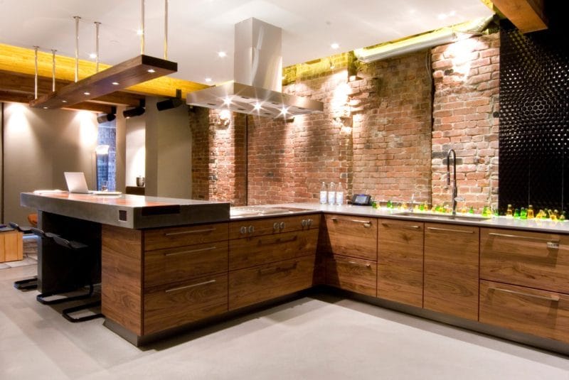 Стены на кухне — как их оформить? Обзор популярных решения (77 фото) #4