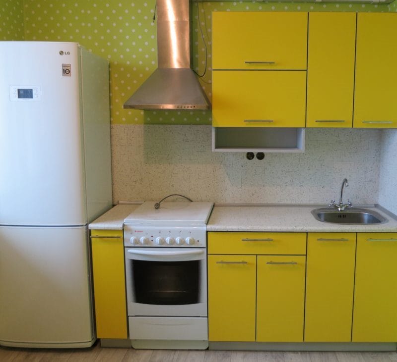 Желтая кухня — 75 фото идеального сочетания желтого цвета в интерьере кухни #48