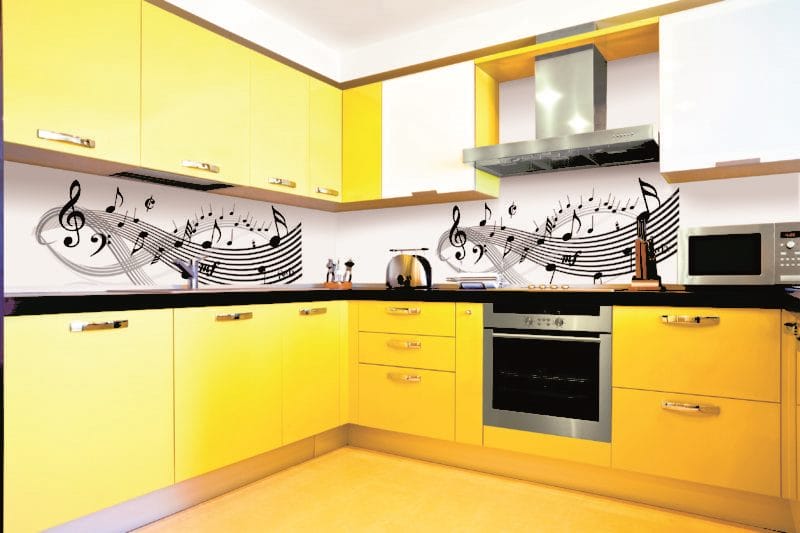 Желтая кухня — 75 фото идеального сочетания желтого цвета в интерьере кухни #16