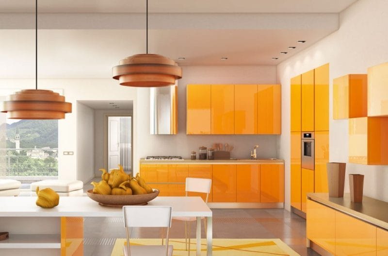 Желтая кухня — 75 фото идеального сочетания желтого цвета в интерьере кухни #43