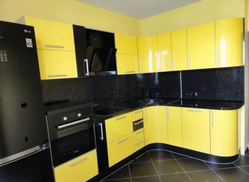 Желтая кухня — 75 фото идеального сочетания желтого цвета в интерьере кухни #63