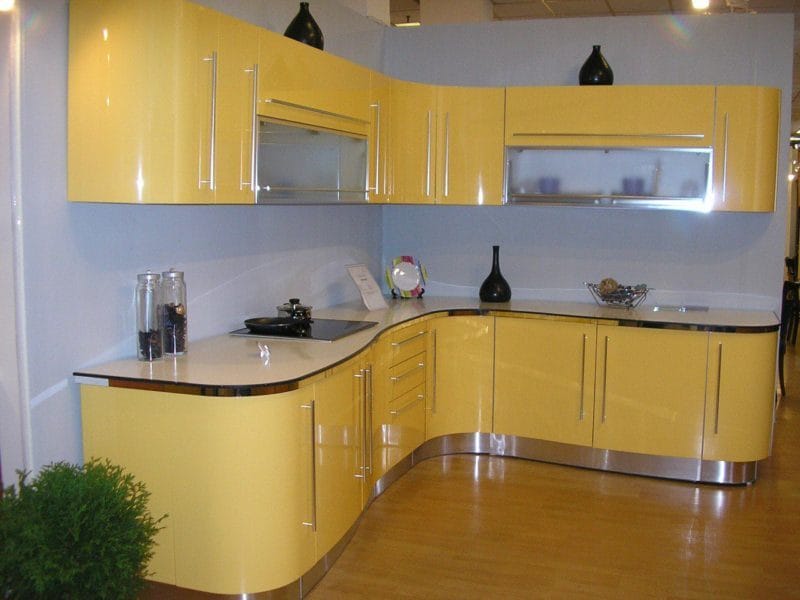 Желтая кухня — 75 фото идеального сочетания желтого цвета в интерьере кухни #66
