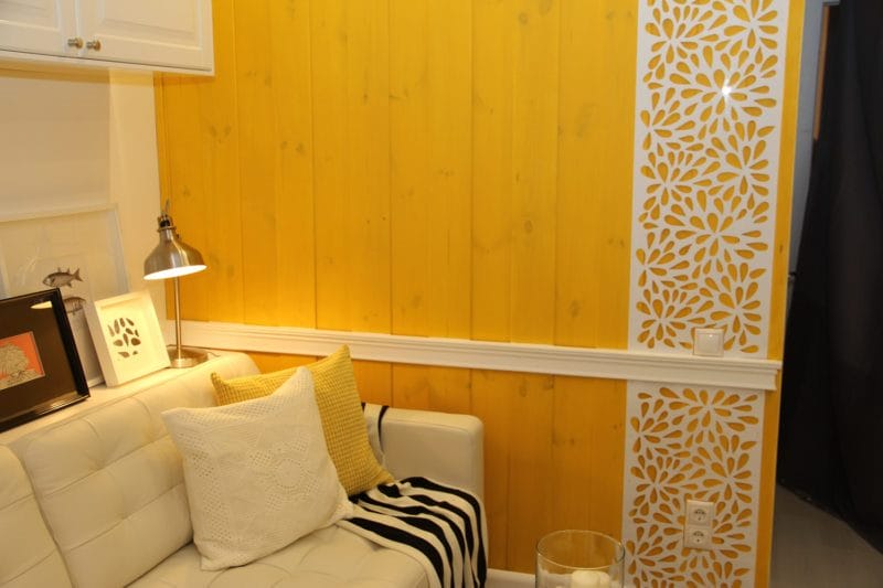Желтая гостиная — 80 фото вариантов идеального сочетания гостиной желтого цвета #46