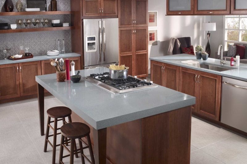 Кухонная столешница из искусственного камня: фото-обзор идеального дизайна! #22