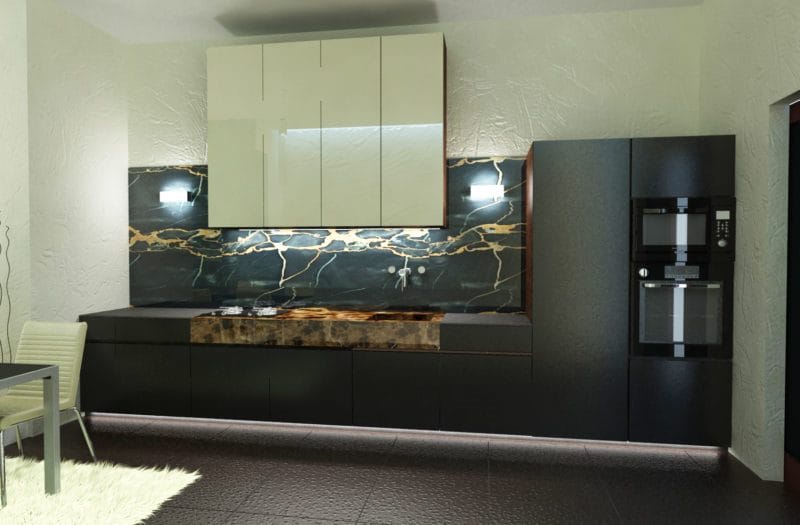 Кухонная столешница из искусственного камня: фото-обзор идеального дизайна! #11