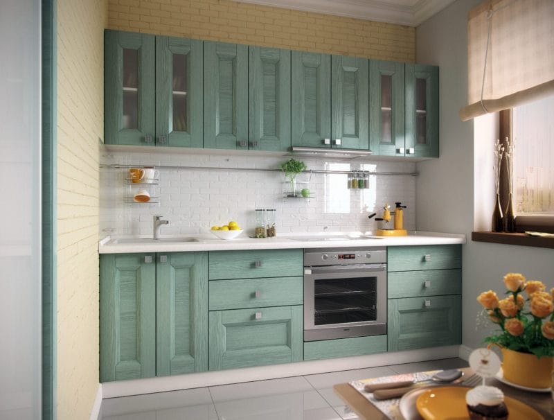 Кухня бирюзового цвета — 65 фото примеров удачного сочетания в интерьере кухни! #38