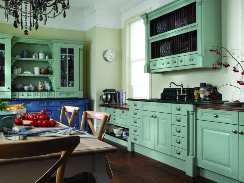 Кухня бирюзового цвета — 65 фото примеров удачного сочетания в интерьере кухни! #5
