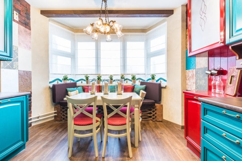 Кухня бирюзового цвета — 65 фото примеров удачного сочетания в интерьере кухни! #8