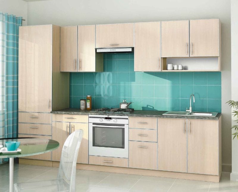 Кухня бирюзового цвета — 65 фото примеров удачного сочетания в интерьере кухни! #41