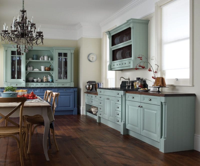 Кухня бирюзового цвета — 65 фото примеров удачного сочетания в интерьере кухни! #59