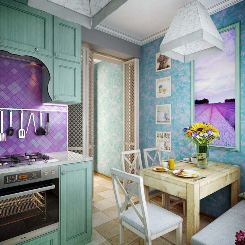 Кухня бирюзового цвета — 65 фото примеров удачного сочетания в интерьере кухни! #26