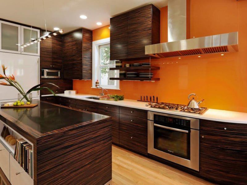 Кухня персикового цвета — идеальные варианты сочетания на 80 фото #5