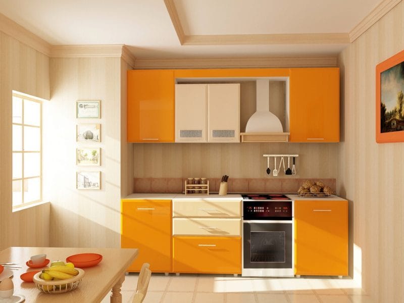 Кухня персикового цвета — идеальные варианты сочетания на 80 фото #22
