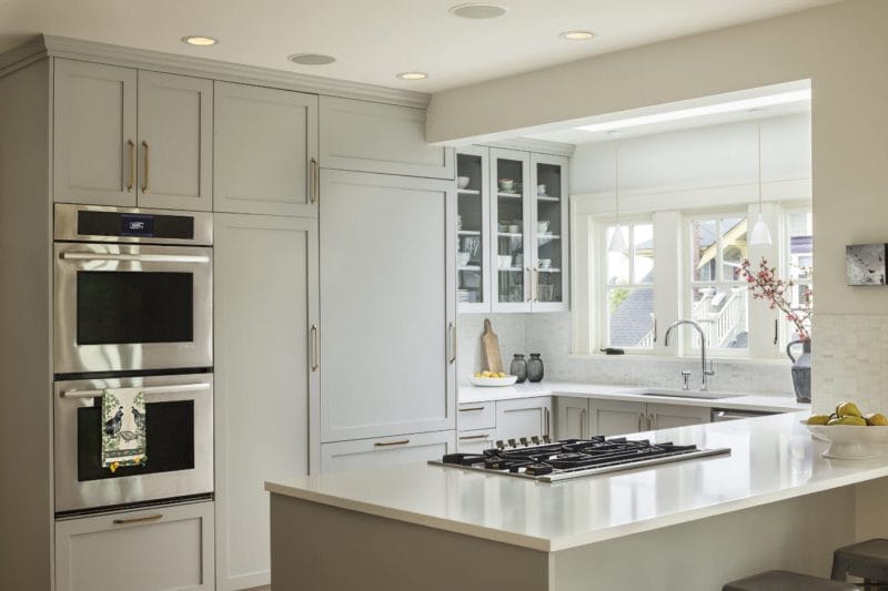 Кухня серого цвета — 65 фото монохромного дизайна в кухне #13