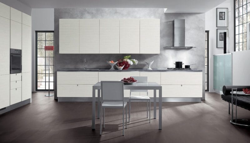 Кухня серого цвета — 65 фото монохромного дизайна в кухне #15
