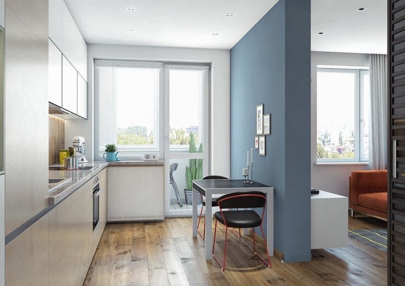 Кухня серого цвета — 65 фото монохромного дизайна в кухне #24