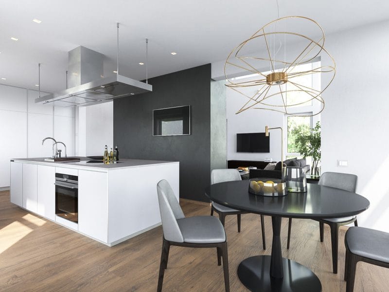 Кухня серого цвета — 65 фото монохромного дизайна в кухне #25