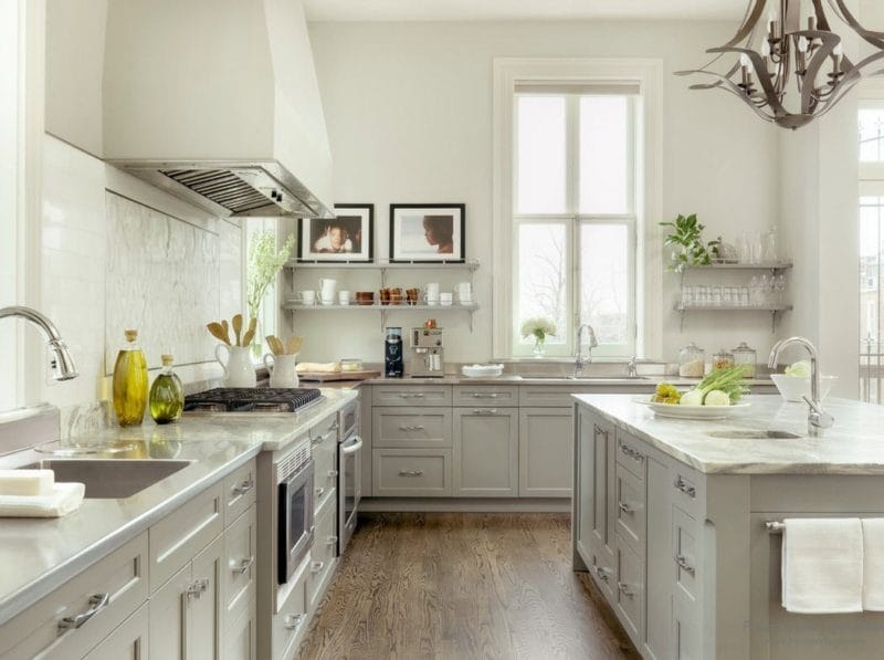 Кухня серого цвета — 65 фото монохромного дизайна в кухне #30