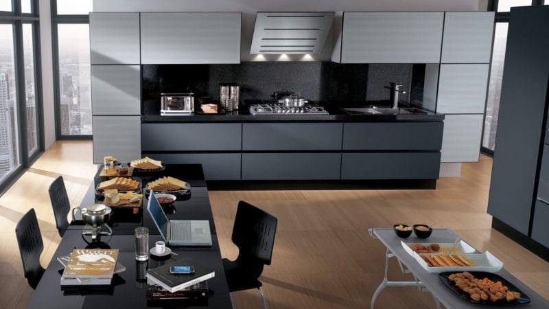 Кухня серого цвета — 65 фото монохромного дизайна в кухне #11
