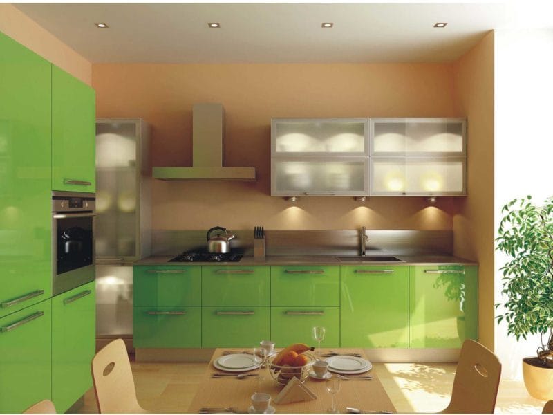 Кухня фисташкового цвета — 75 фото идеального сочетания в интерьере #8