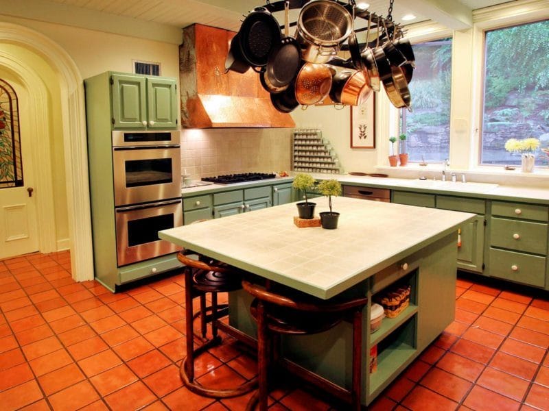Кухня фисташкового цвета — 75 фото идеального сочетания в интерьере #9