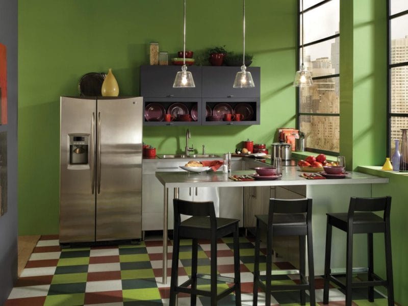 Кухня фисташкового цвета — 75 фото идеального сочетания в интерьере #17