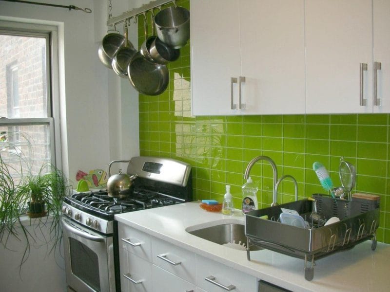 Кухня фисташкового цвета — 75 фото идеального сочетания в интерьере #38