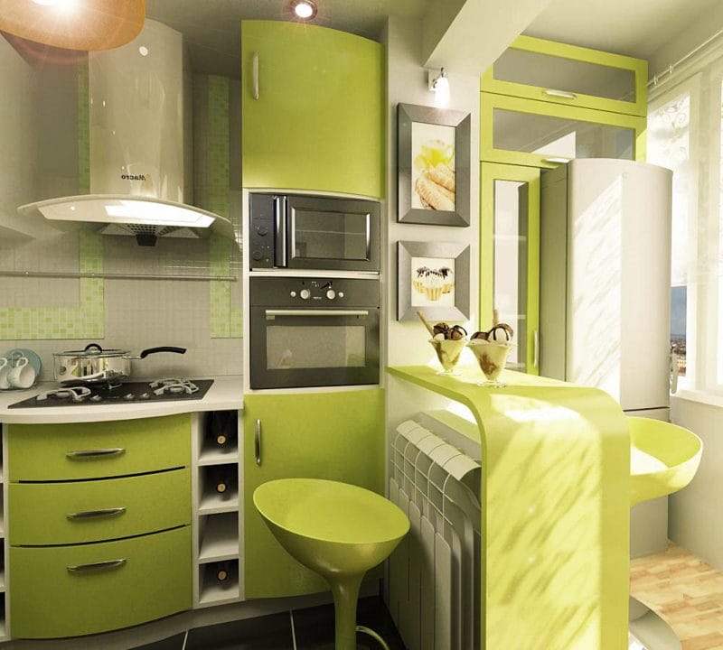 Кухня фисташкового цвета — 75 фото идеального сочетания в интерьере #42