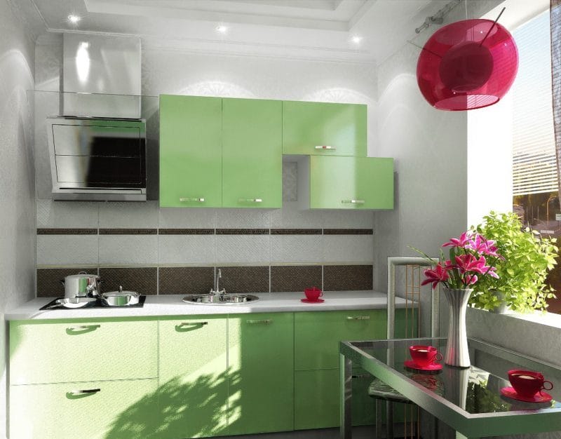 Кухня фисташкового цвета — 75 фото идеального сочетания в интерьере #44