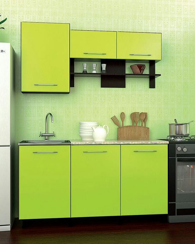 Кухня фисташкового цвета — 75 фото идеального сочетания в интерьере #45
