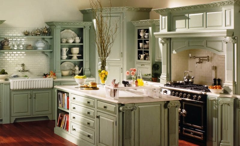 Кухня фисташкового цвета — 75 фото идеального сочетания в интерьере #29