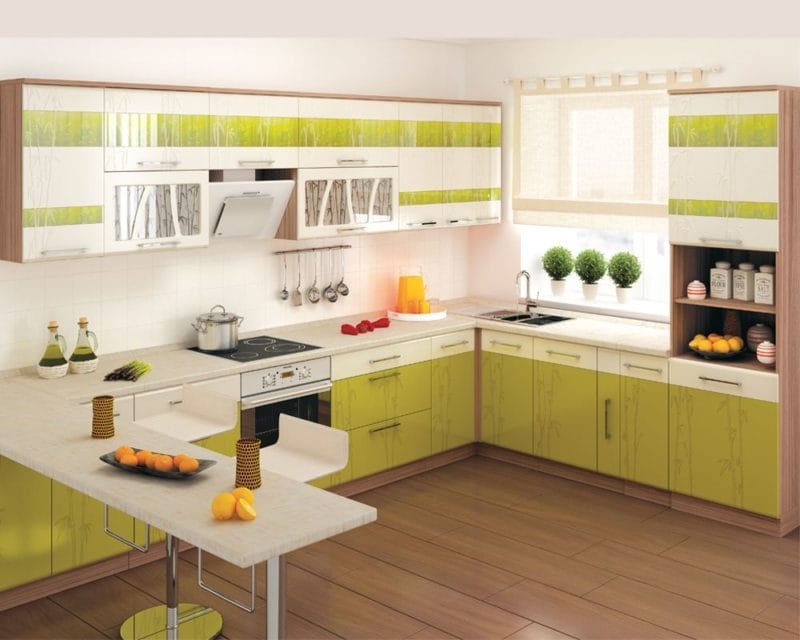 Кухня фисташкового цвета — 75 фото идеального сочетания в интерьере #46